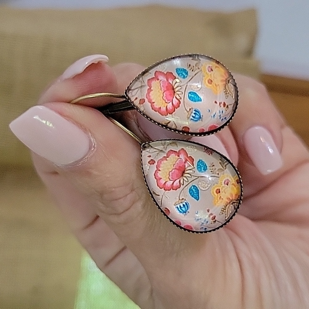 English Garden Drop Earrings - Picture 1 of 7
